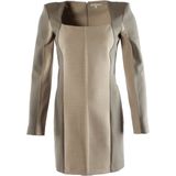 Patrizia Pepe - Jurk - Beige - Korte Lengte - Viscose