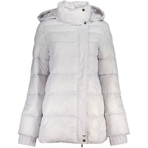 Hooded Padded Jacket - Wit - Model PA25622 - Tussenjas