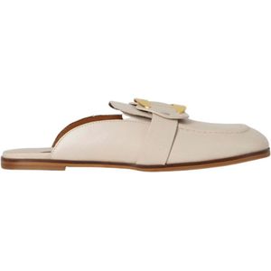 See by Chloé, Witte Loafers Wit, Dames, Maat:38 EU