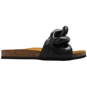 JW Anderson, Zwarte platte schoenen met slide sandalen Zwart, Dames, Maat:35 EU