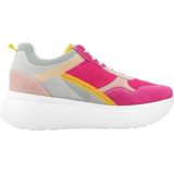 NeroGiardini - E306382D - Sneakers - Fuchsia - Suède en Canvas