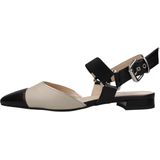 Nerogiardini - Pumps - Zwart - Leer - Verstelbare Riem - Gesp Sluiting