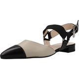 Nerogiardini - Pumps - Zwart - Leer - Verstelbare Riem - Gesp Sluiting