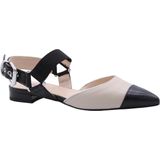 Nerogiardini - Pumps - Zwart - Leer - Verstelbare Riem - Gesp Sluiting