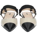 Nerogiardini - Pumps - Zwart - Leer - Verstelbare Riem - Gesp Sluiting