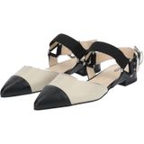 Nerogiardini - Pumps - Zwart - Leer - Verstelbare Riem - Gesp Sluiting