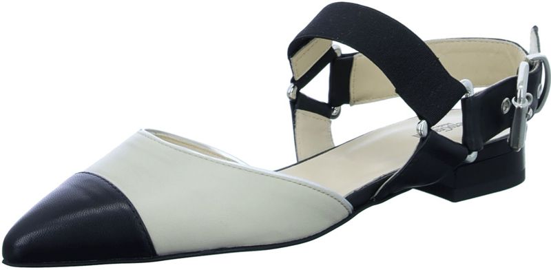 Nerogiardini - Pumps - Zwart - Leer - Verstelbare Riem - Gesp Sluiting