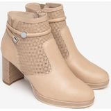 NeroGiardini - E409730D - Enkellaarzen - Rio Champagne - Leer