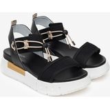 Nero Giardini 410700 Sandalen - Dames - Zwart - Textiel