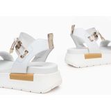 Nero Giardini - Sandaal - Goud/Wit - Met Plateau - Open Toe