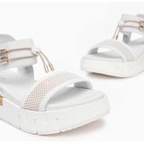 Nero Giardini - Sandaal - Goud/Wit - Met Plateau - Open Toe