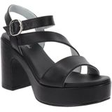 Nero Giardini - E410400D - Sandalen - Zwart - Hoge Hak - Plateauzool