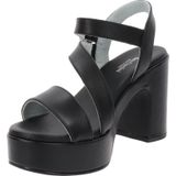 Nero Giardini - E410400D - Sandalen - Zwart - Hoge Hak - Plateauzool