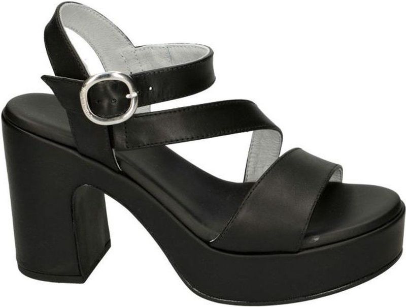 Nero Giardini - E410400D - Sandalen - Zwart - Hoge Hak - Plateauzool