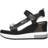 Merk - Model - Sandalen - Effen - Glad Leer - Hielband - Velcro Sluiting