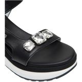 Merk - Model - Sandalen - Effen - Glad Leer - Hielband - Velcro Sluiting