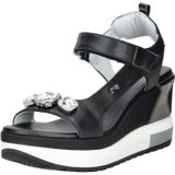 Merk - Model - Sandalen - Effen - Glad Leer - Hielband - Velcro Sluiting