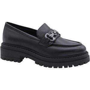 Nero Giardini - Tr Folgaria - Instappers - Zwart - Glad Leer - Middelhoge Hak