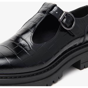 NeroGiardini - I411415D - Instapper - Nero - Leer - Hakhoogte 4 cm