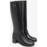 NeroGiardini - I411790D - Dameslaars - Zwart - Blokhak - Rubber Zool