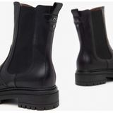 Nero Giardini - Chelsea-boots - Zwart - Leer - Blokhak 4 cm