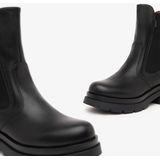 Nero Giardini - Chelsea Boots - Zwart - Leer - Blokhak