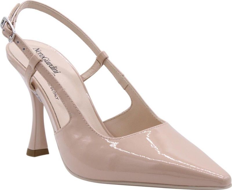 Nerogiardini - Poederverf 6027 - Schoenen - Poeder - Lakleer - Slingback