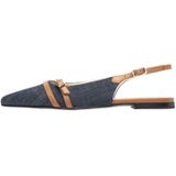 Nerogiardini - Dames Sandalen - Blauw - Leer
