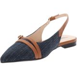 Nerogiardini - Dames Sandalen - Blauw - Leer