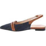 Nerogiardini - Dames Sandalen - Blauw - Leer