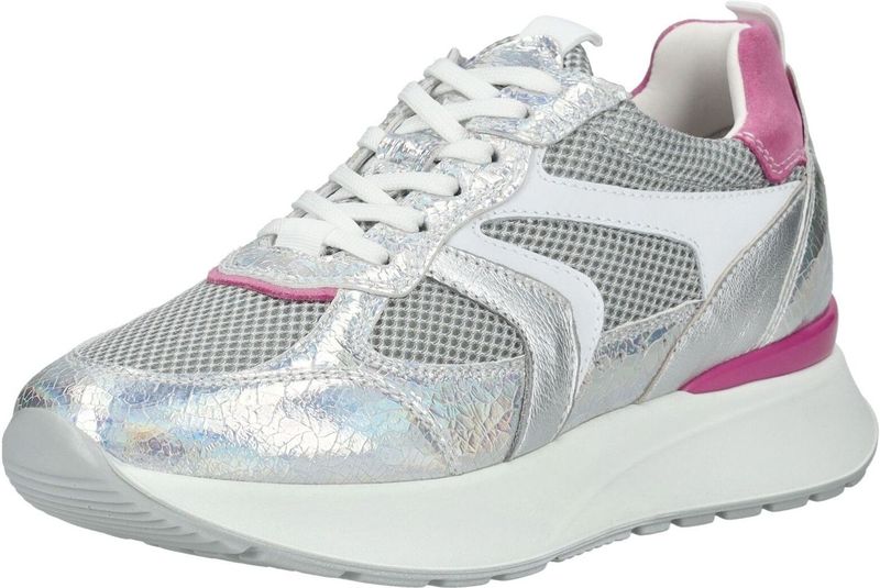 Nero Giardini - Sneakers - Grijs / Lila / Zilver - Laag
