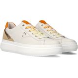 NeroGiardini - E513041D - Nette Schoenen - Bianco - Leer - Gouden Details