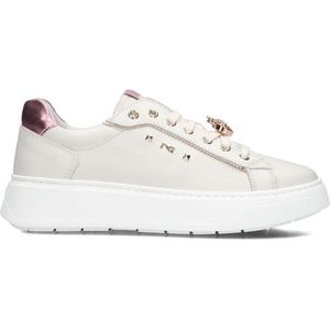 Nerogiardini - Sneakers Dames - Beige - Leer