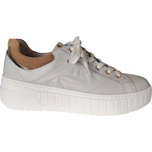 Nerogiardini - Sneakers - Beige - Leer - Dames