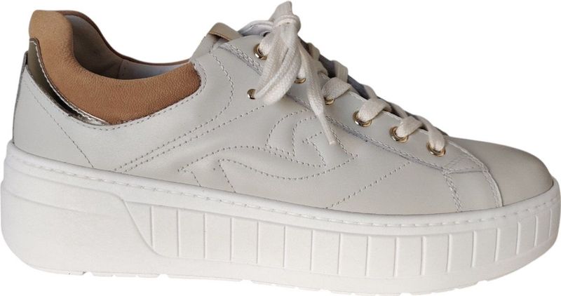 Nerogiardini - Sneakers - Beige - Leer - Dames