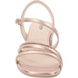 Nerogiardini - Dames Sandalen - Beige - Leer - Italiaanse Stijl