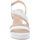 Nerogiardini - Sandalen - Wit - Leren Hoge Hakken