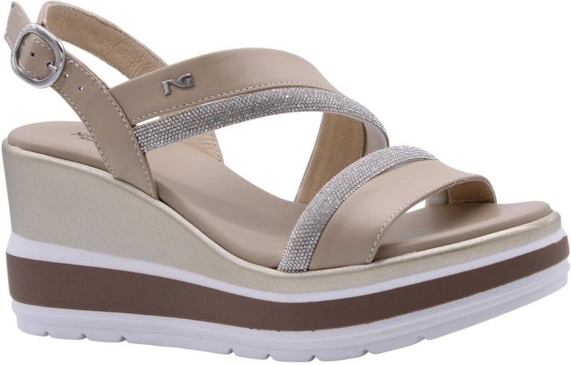 Nerogiardini - Sandalen - Beige - Leer