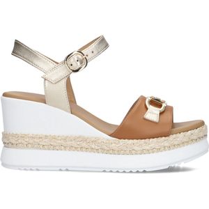 Nerogiardini - Leren Sandalen - Bruin - Leer