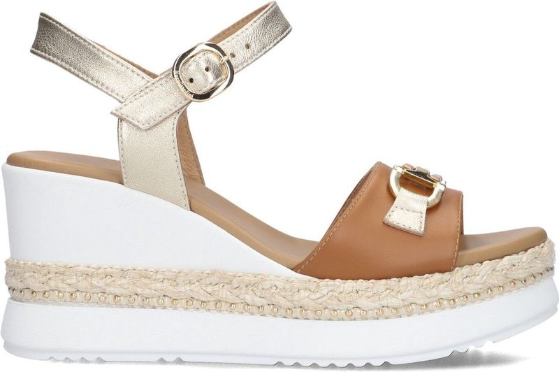 Nerogiardini - Leren Sandalen - Bruin - Leer