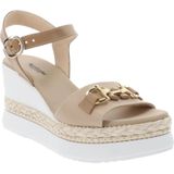 Nero Giardini - Dames - Sandalen - Beige - Wedge - Artikel E513552D
