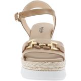 Nero Giardini - Dames - Sandalen - Beige - Wedge - Artikel E513552D