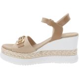 Nero Giardini - Dames - Sandalen - Beige - Wedge - Artikel E513552D