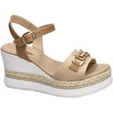 Nero Giardini - Dames - Sandalen - Beige - Wedge - Artikel E513552D