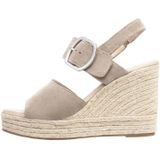 Merk - Model - Sandalen - Effen - Leer - Gesp Sluiting - Hoge Hak