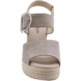 Merk - Model - Sandalen - Effen - Leer - Gesp Sluiting - Hoge Hak