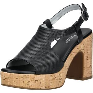 Nero Giardini - Sandalen - Zwart - Dames - Verstelbare Gesp