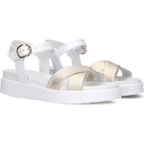 Sandaal - Color-Blocking - Glad Leer - Verstelbare Riemen - Open Toe