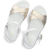 Sandaal - Color-Blocking - Glad Leer - Verstelbare Riemen - Open Toe