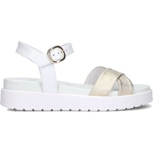 Sandaal - Color-Blocking - Glad Leer - Verstelbare Riemen - Open Toe